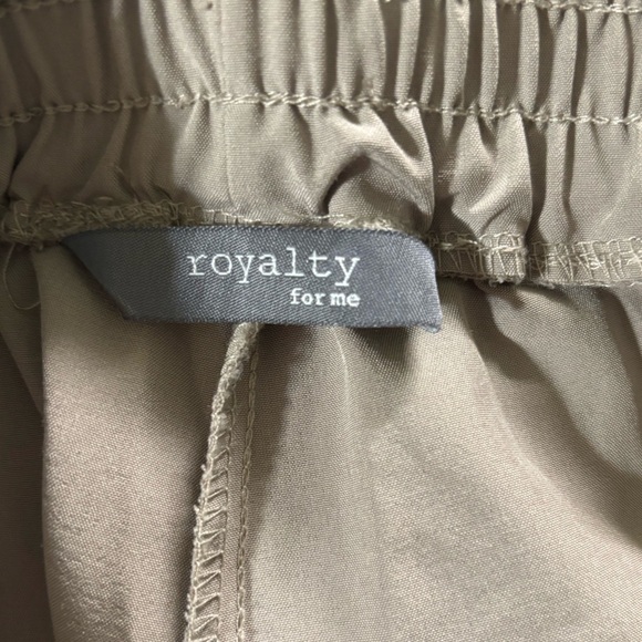 Royalty For Me Tan Cargo Pants with Elastic Ankle - Picture 2 of 6